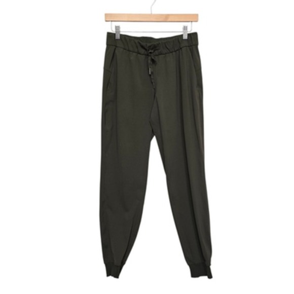 Lululemon Pants Womens 6 Joggers Stretch Drawstring Tapered Athletic Comfort - Picture 1 of 12